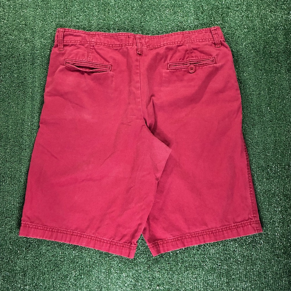 Y2K Ocean Pacific Baggy Faded Red Shorts